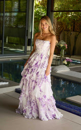 5 of 7 Ava Presley 47145 White/Lilac