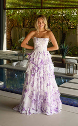 1 of 7 Ava Presley 47145 White/Lilac