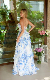 7 of 7 Ava Presley 47145 White/Blue