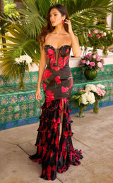 2 of 6 Ava Presley 47188 Black/Red