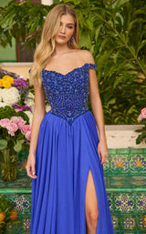 4 of 5 Ava Presley 47249 Bright Royal/Turquoise