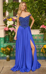 3 of 5 Ava Presley 47249 Bright Royal/Turquoise
