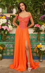 1 of 7 Ava Presley 47254 Orange-Pink