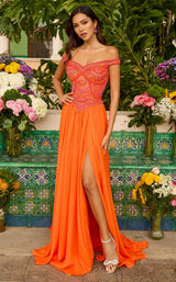 2 of 7 Ava Presley 47254 Orange-Pink