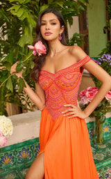 6 of 7 Ava Presley 47254 Orange-Pink