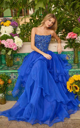 4 of 6 Ava Presley 47271 Royal/Light Blue