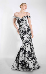 1 of 2 Janique B23002 Black/White