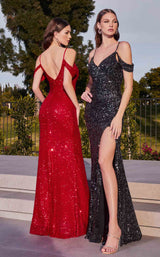 2 of 7 LaDivine BD4004 Red&Black