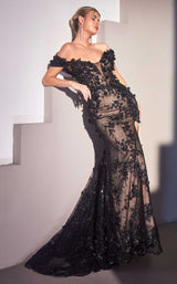 2 of 11 LaDivine CC2164 Black-Nude