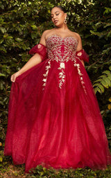 3 of 6 Cinderella Divine CD0191C Burgundy