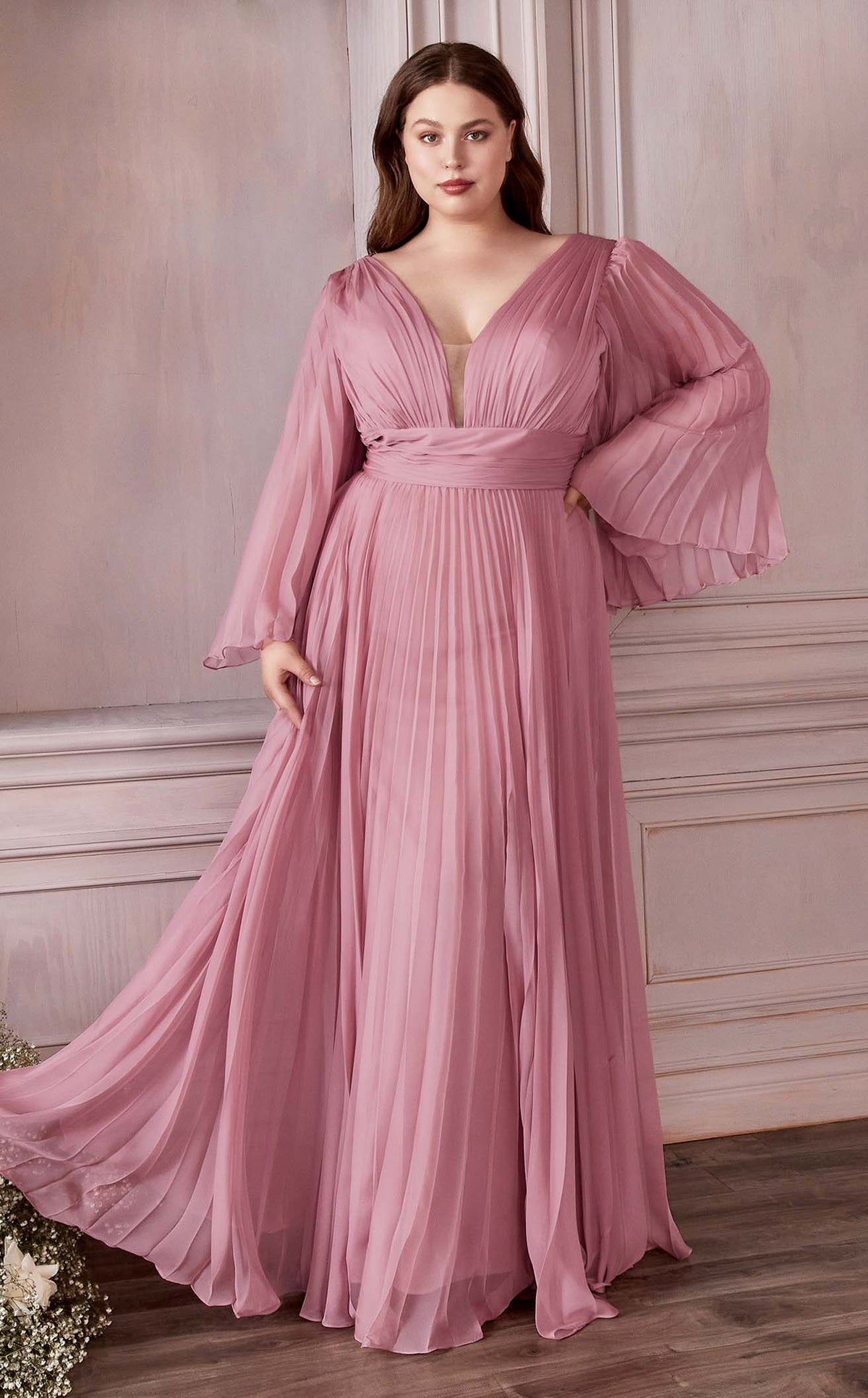 chinese dress ladies Zenobia Plus Size Evening Dress in Royal Blue main image 1