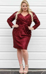 2 of 6 Sydneys Closet CE2004 Burgundy