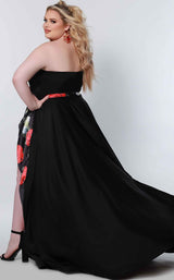2 of 2 Sydneys Closet CE2203 Black Floral