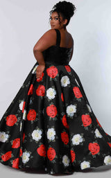 2 of 2 Sydneys Closet CE2204 Black Floral