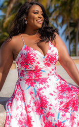 5 of 5 Sydneys Closet CE2206 Pink-Blossom
