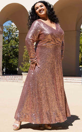4 of 9 Sydneys Closet CE2302 Rose Gold