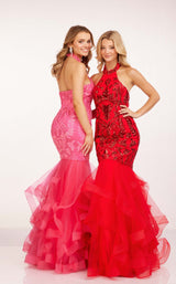 1 of 5 Cecilia Couture 1504 Neon-Pink&Red