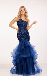 2 of 3 Cecilia Couture 1593 Royal Blue