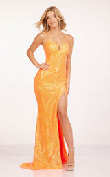 3 of 4 Cecilia Couture 2204 Neon Orange