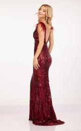 4 of 4 Cecilia Couture 2206 Burgundy