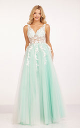 1 of 4 Cecilia Couture 2225 Aqua