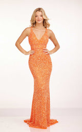 2 of 3 Cecilia Couture 2247 Tangerine