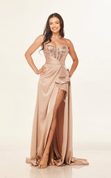 1 of 6 Cecilia Couture 2607 Champagne