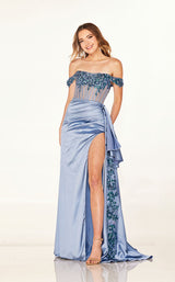 4 of 19 Cecilia Couture 2608 Dusty Blue