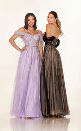 4 of 4 Cecilia Couture 2621 lilac&Black/Gold