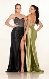 8 of 8 Cecilia Couture 2633 Black&Sage