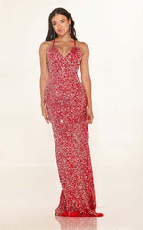 2 of 21 Cecilia Couture 2640 Scarlet Red