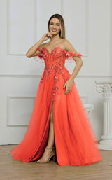 3 of 8 Cecilia Couture 8001 Orange