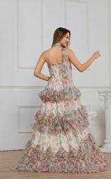 7 of 7 Cecilia Couture 8004 Pastel Floral Print