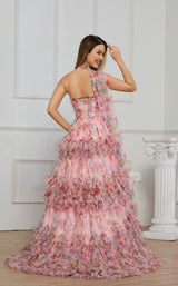 5 of 7 Cecilia Couture 8004 Peach