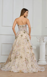 2 of 2 Cecilia Couture 8006 Ivory Floral