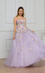 2 of 5 Cecilia Couture 8014 Lilac
