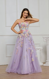 1 of 5 Cecilia Couture 8014 Lilac