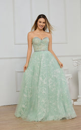 1 of 6 Cecilia Couture 8015 Mint Green