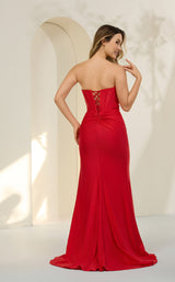 2 of 6 Cecilia Couture 8017 Red