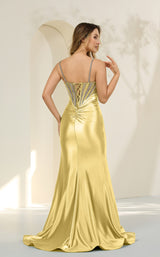 6 of 6 Cecilia Couture 8026 Pale Yellow