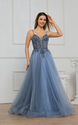 2 of 3 Cecilia Couture 8027 Slate Blue