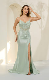 1 of 4 Cecilia Couture 8028 Pearl/Mint