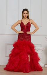 4 of 5 Cecilia Couture 8029 Red