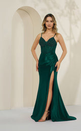 1 of 4 Cecilia Couture 8031 Emerald