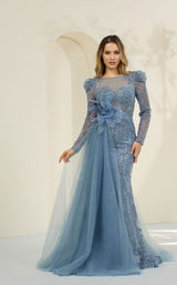 1 of 2 Cecilia Couture 8041 Dusty Blue
