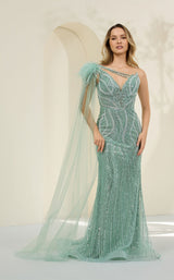 2 of 3 Cecilia Couture 8044 Teal