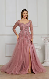 1 of 3 Cecilia Couture 8049 Mauve