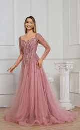 2 of 3 Cecilia Couture 8049 Mauve