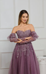2 of 3 Cecilia Couture 8050 Lavender