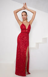1 of 2 Chandelier 30016 Red